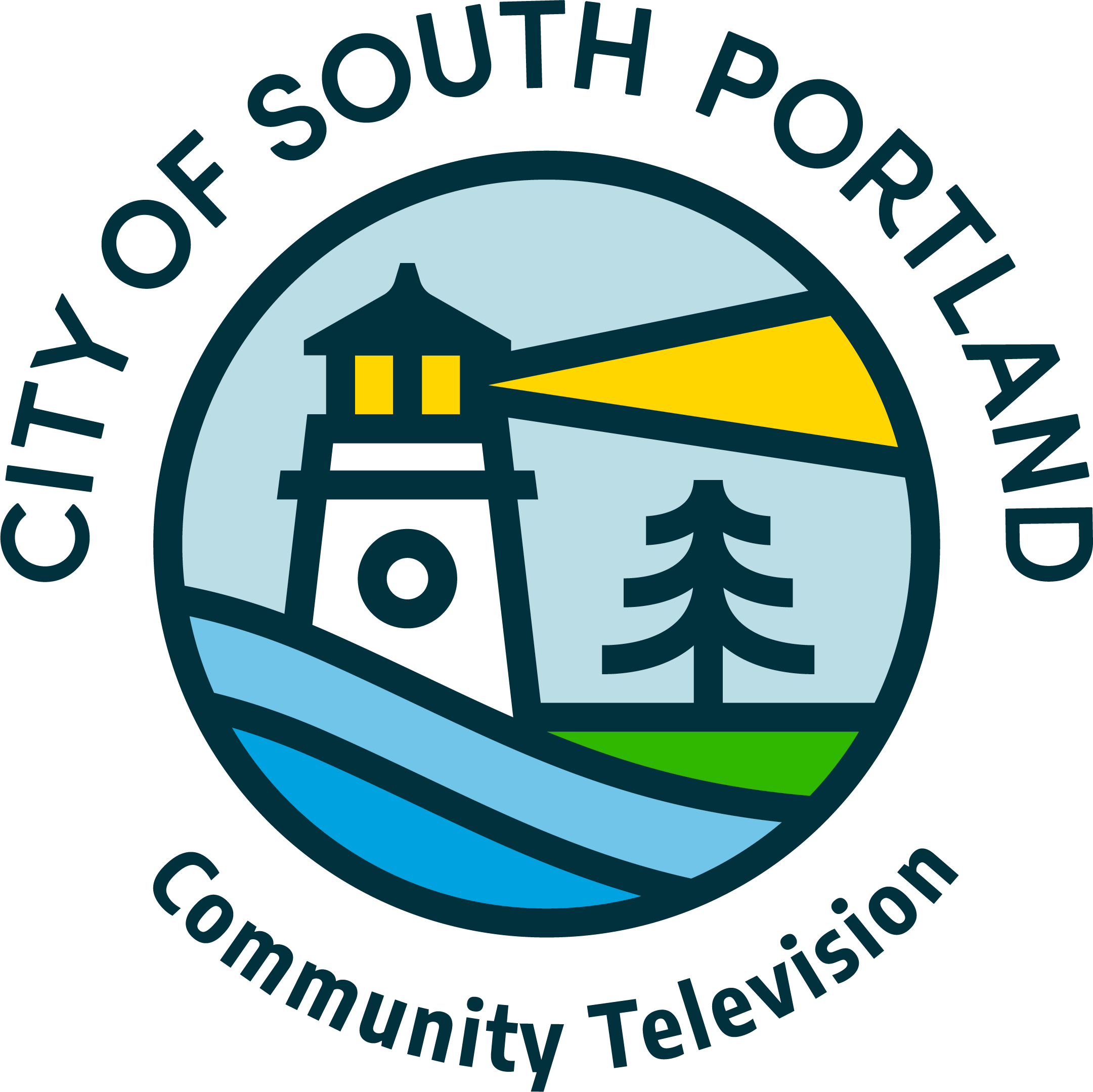 South Portland Community TV - South Portland VOD Player - organization logo